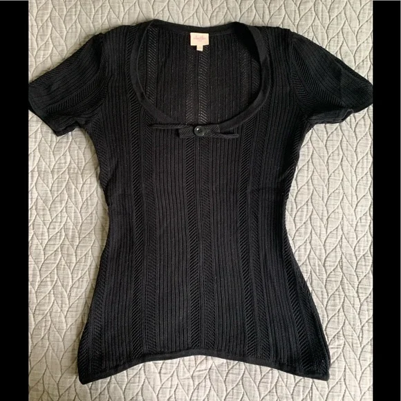Whistles London short sleeve knit top - Picture 1 of 3